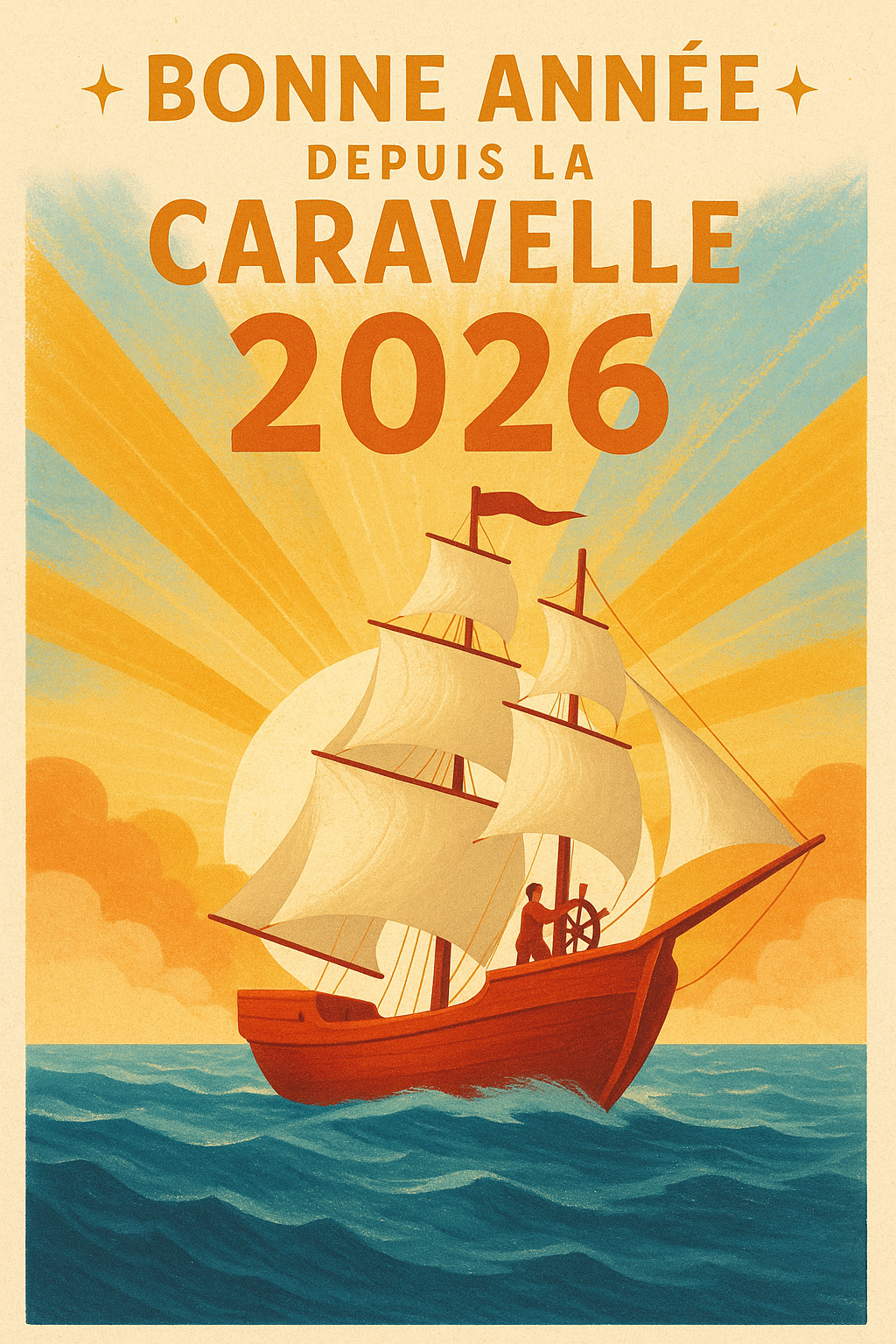 ✨ Bonne année depuis la Caravelle