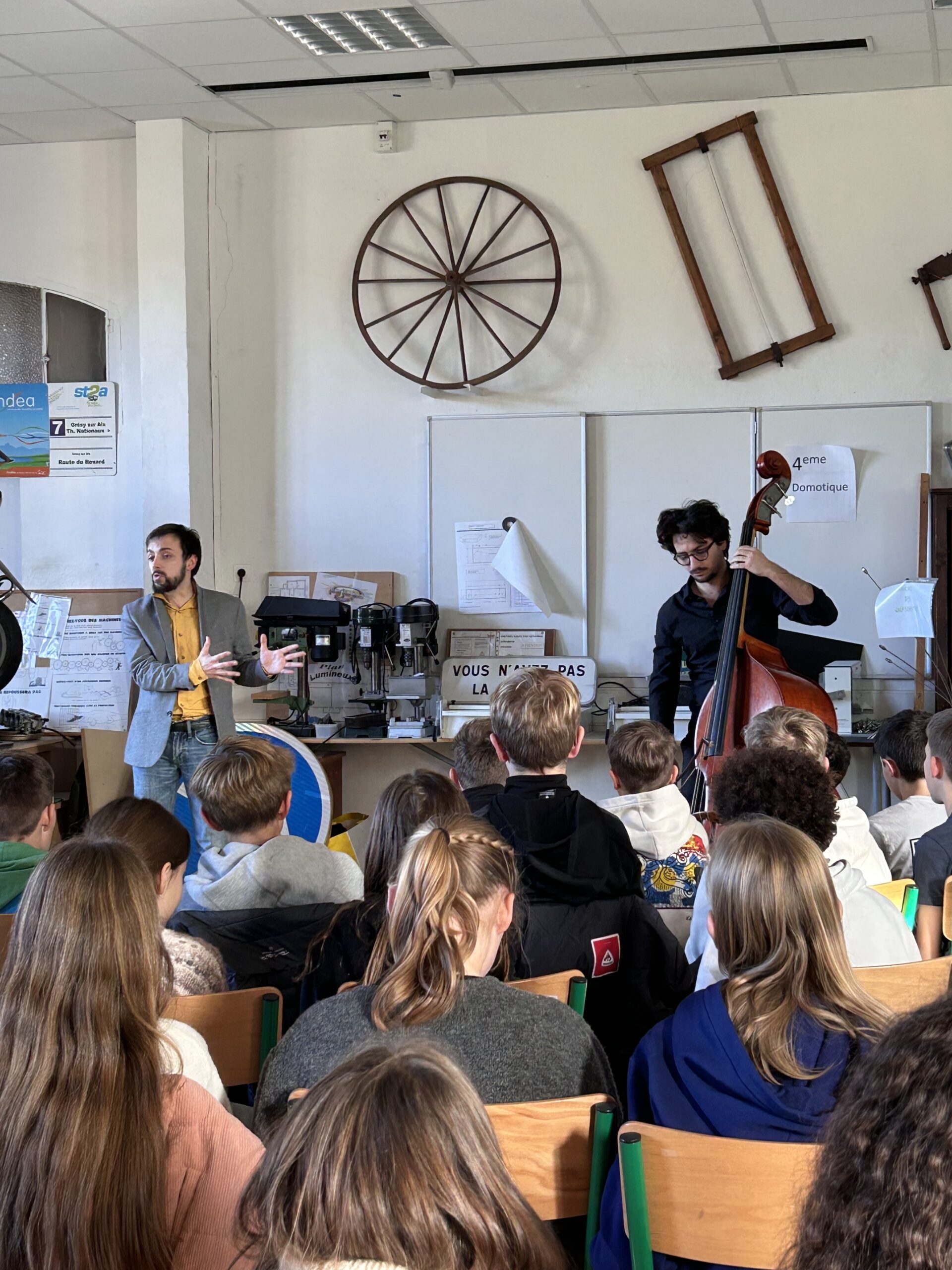 Basstronaute au Collège de la Villette