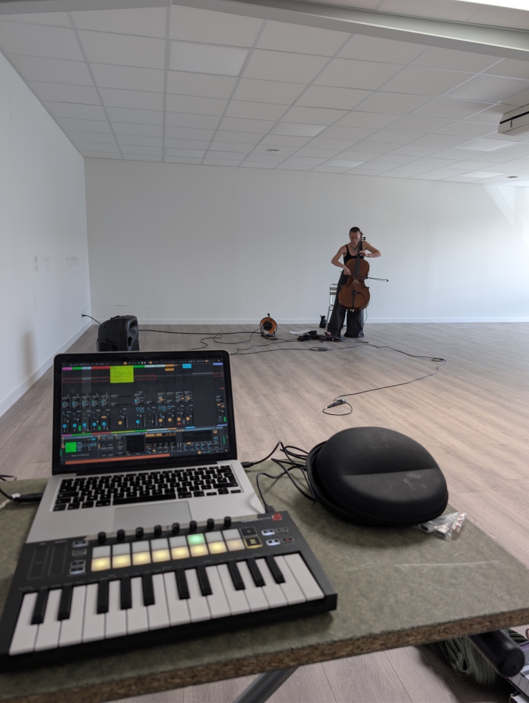 Répétition Au Creux de la brèche_Retour aux sons et à la musique